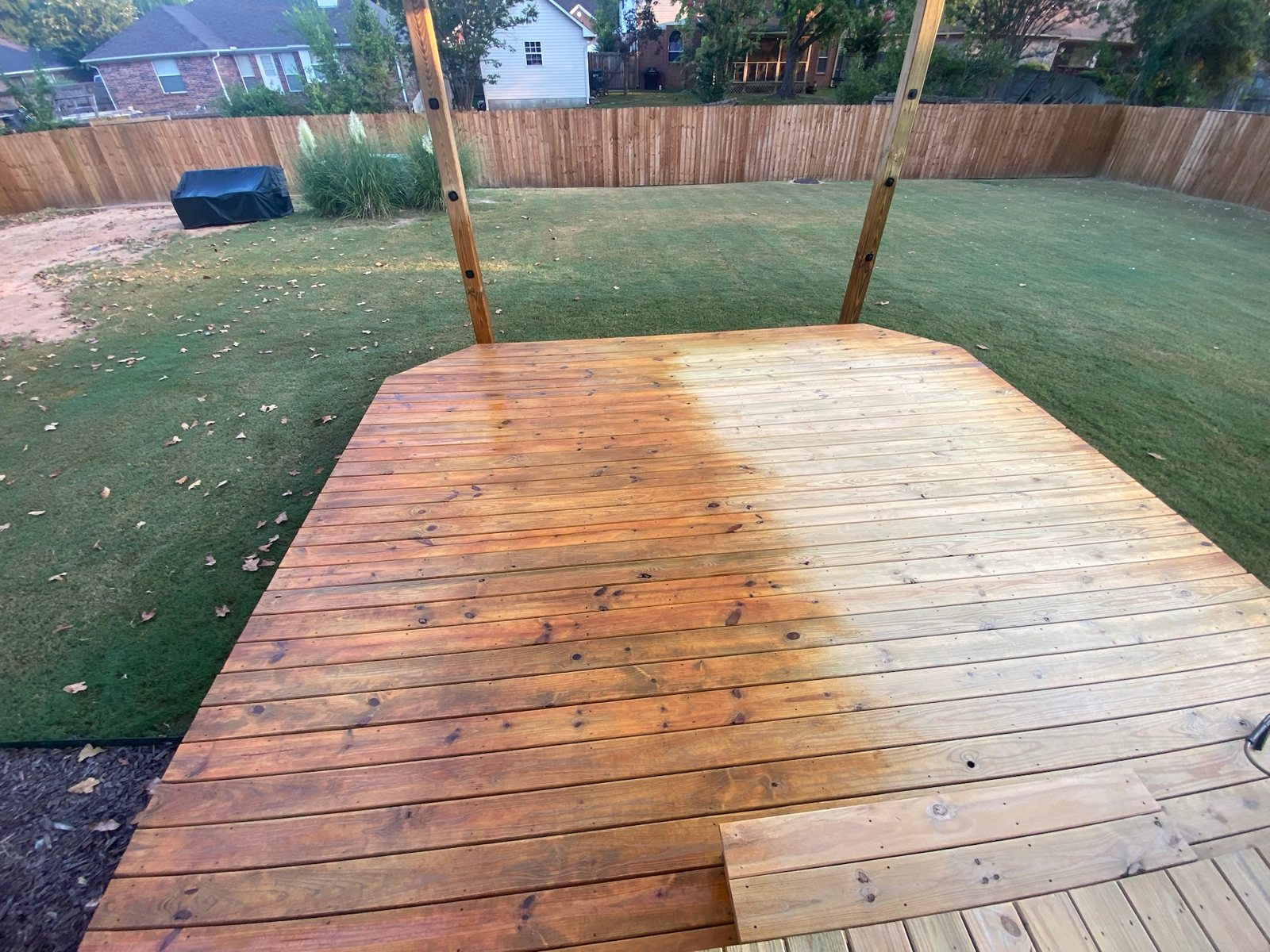 Restored deck