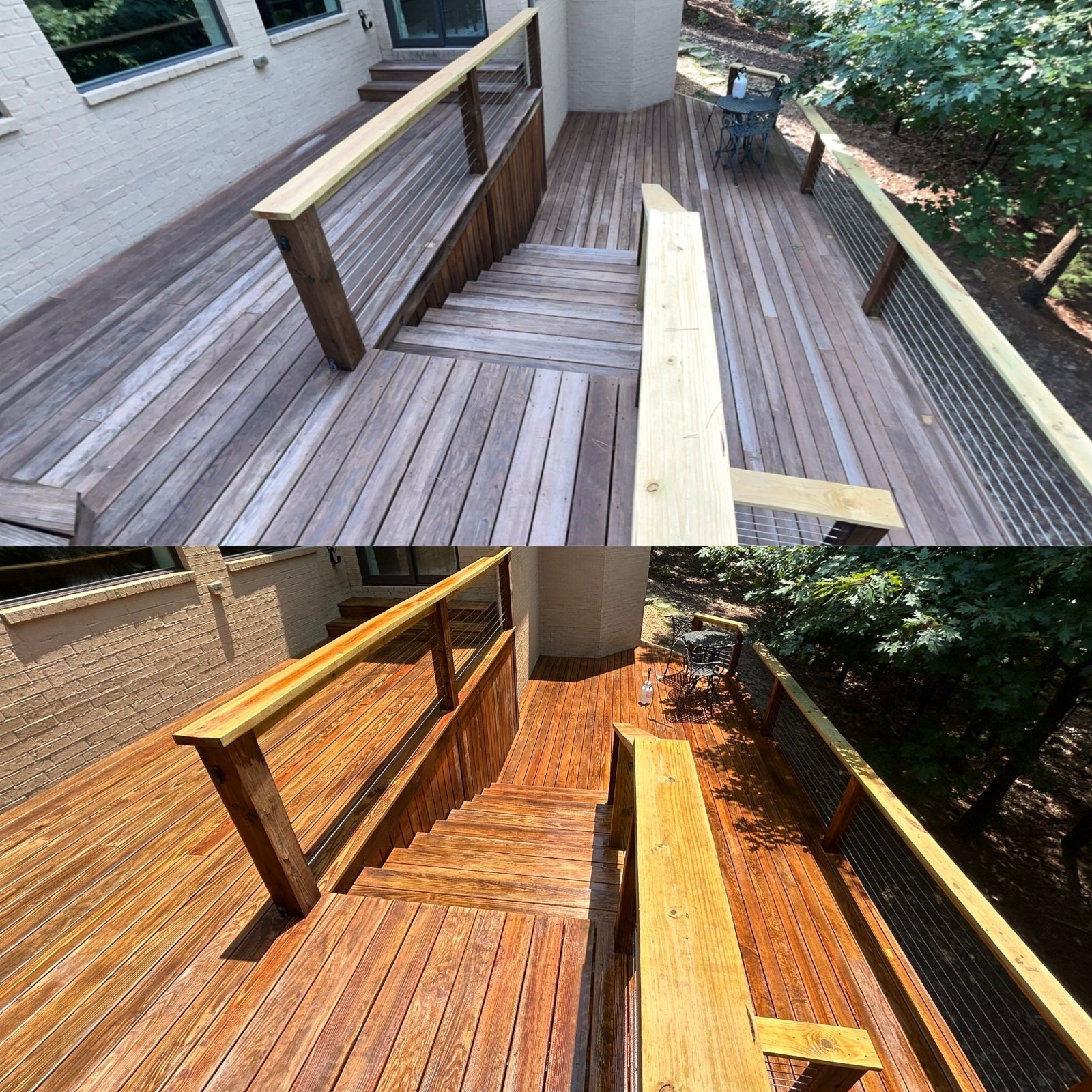 Stained & sealed deck