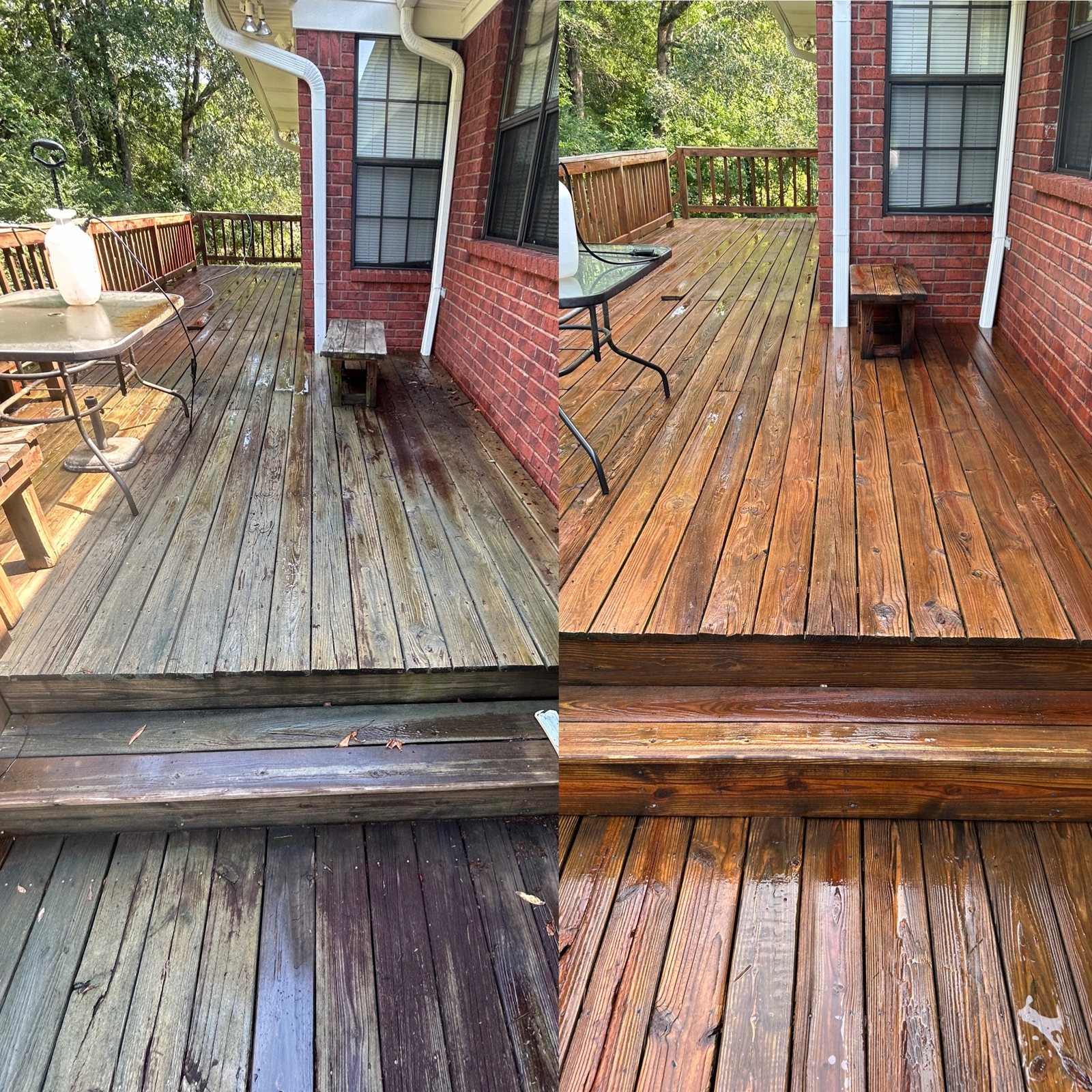 Stained & sealed deck