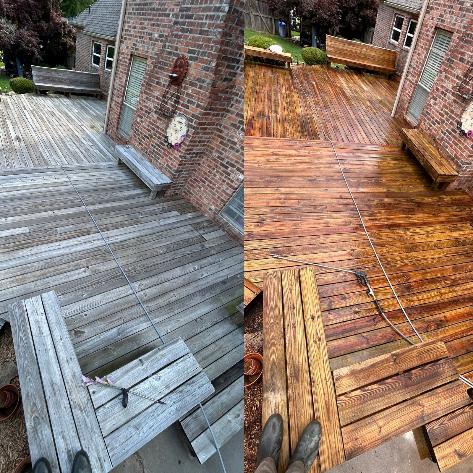 Stained & sealed deck