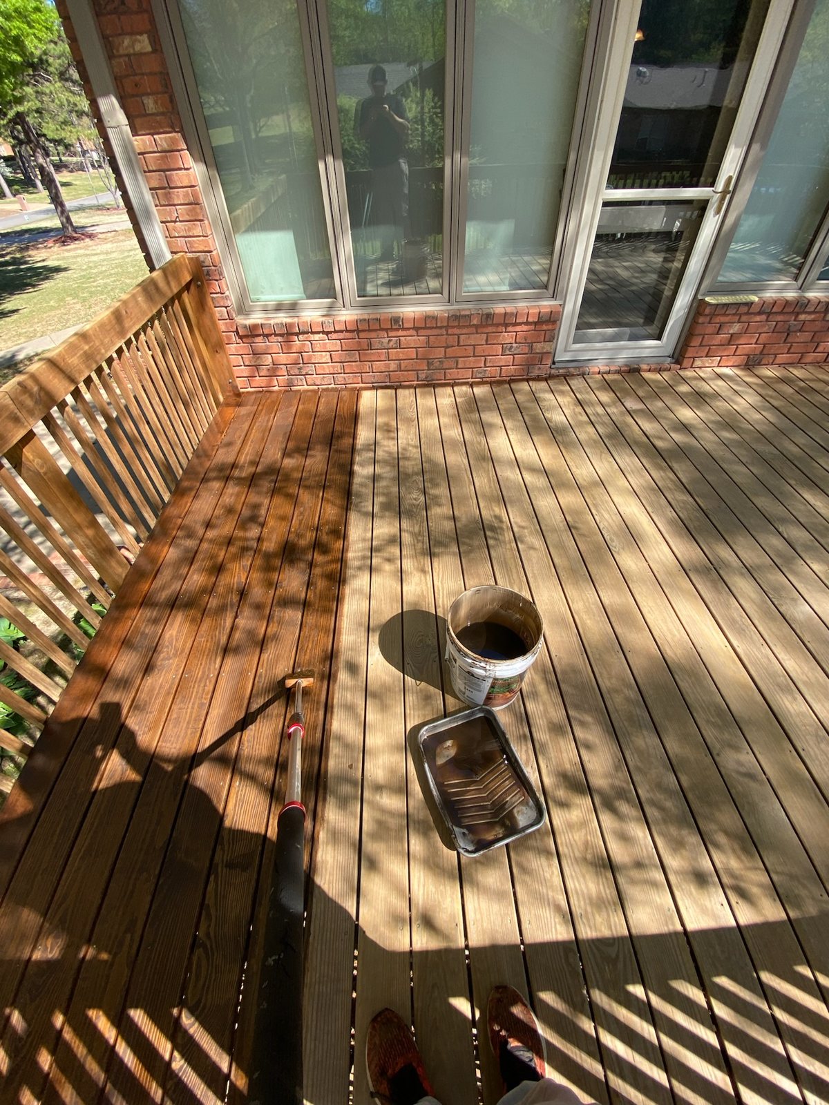 Stained & sealed deck