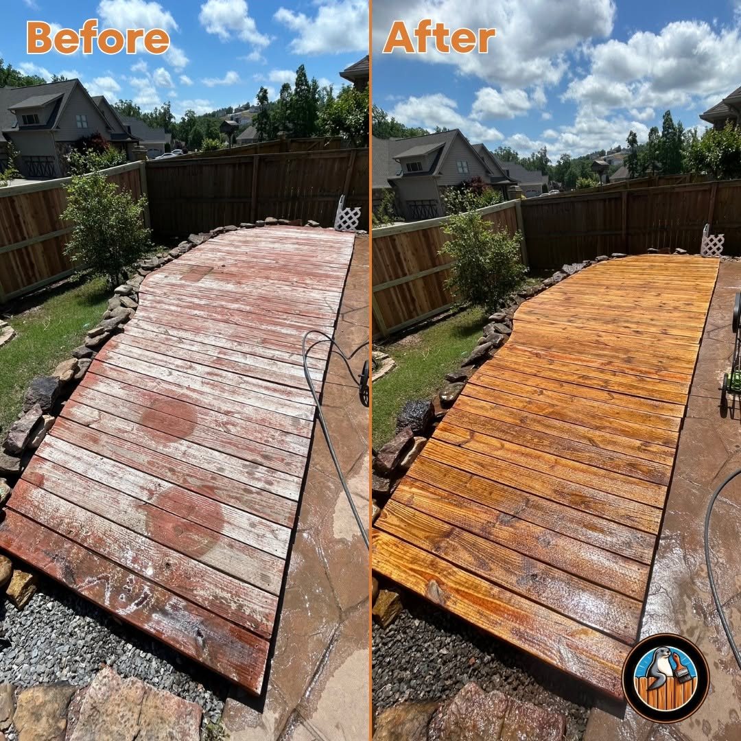 Stained & sealed deck
