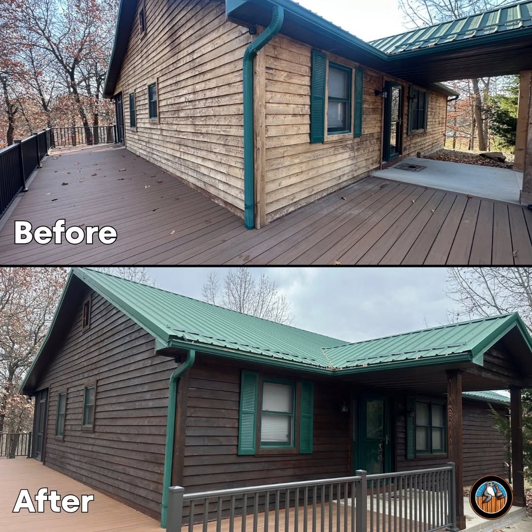 Sealed log cabin / timber home